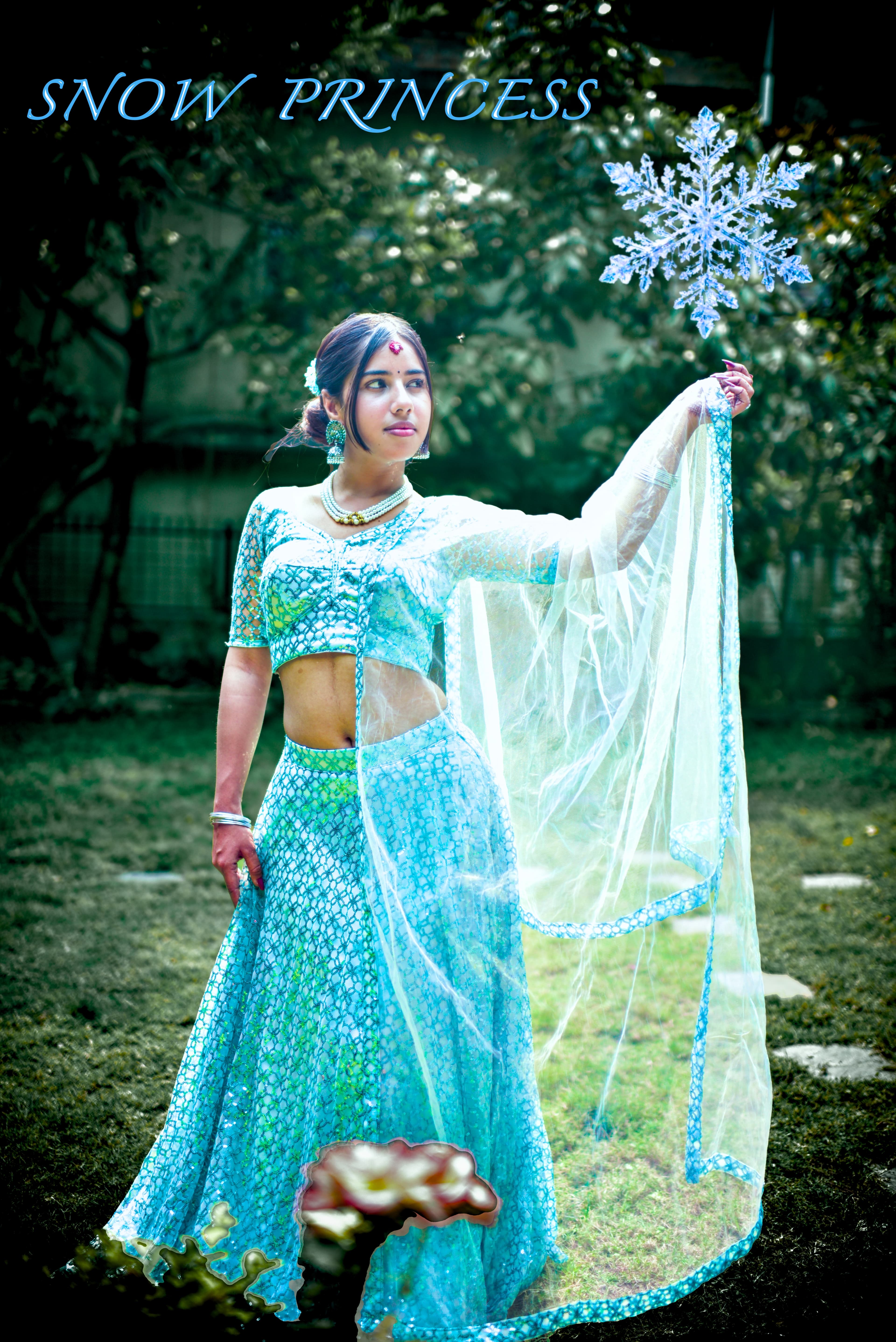 Aakriti Blue Lehenga — 3